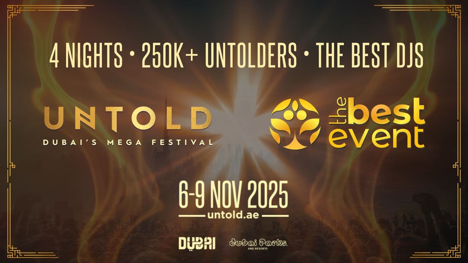 The Best Event x UNTOLD Dubai: The Biggest Tech–Culture Fusion in History