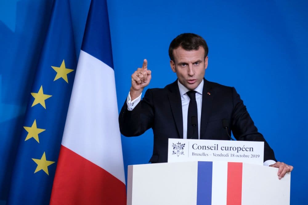 French President Emmanuel Macron Calls for Investment Freeze in U.S. 